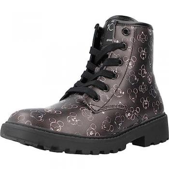Geox J Casey Stivaletti Bambini Nero con lacci