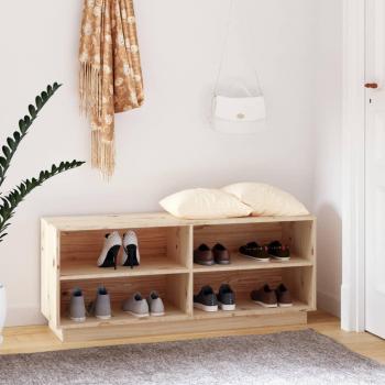 Wooden Shoe Cabinet 110x34x45 cm
