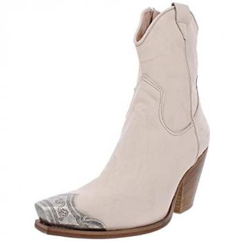 Brayden Western Bone Ankle Booties for Women