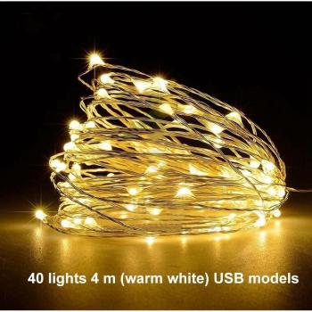 Copper Wire LED Fairy Lights 1M to 4M for Weddings and Christmas