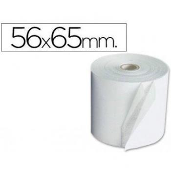 Rollo de papel térmico 56 mm ancho x 65 mm diámetro