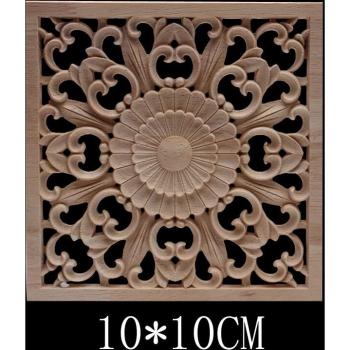 Exquisite Floral Wood Decal