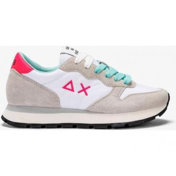 Zapatillas SUN68 de mujer modelo Ally Solid en color blanco