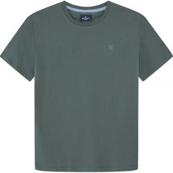 Camiseta Casual de Hombre Hackett London HM500775 Verde Manga Corta