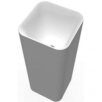 Rak Ceramics Lavabo Freestanding Petit Quadrato 36 cm – Bianco