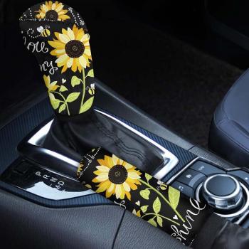 Cubiertas Universales de Freno de Mano con Diseño de Girasol