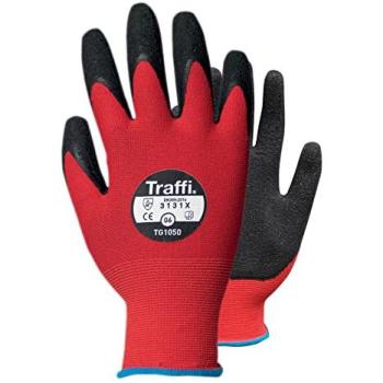 Traffi TG1050 “Ultra‑Grip” Latex‑Coated Hand Protection – 6