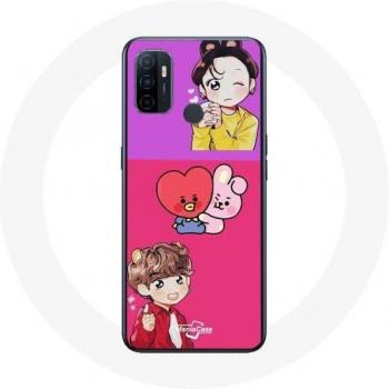 BTS BT21 Cooky and Tata Case for Oppo A53