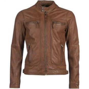 Oakwood Casey Brown Leather Outerwear for Men