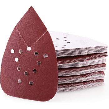 50PCS Detail Sander Sandpaper Pads