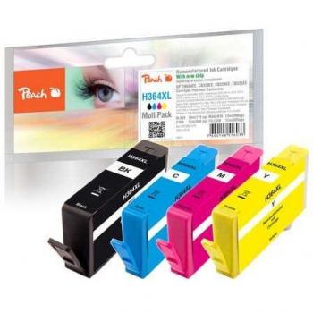 Peach Spar Pack Tintenpatronen kompatibel zu HP No. 364XL, J3M83AE