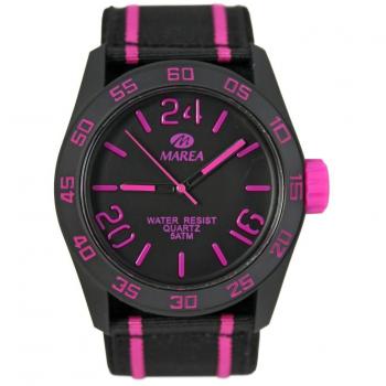Marea Neopreno‑Uhr für Männer & Frauen – Nylonarmband (B35222/70)