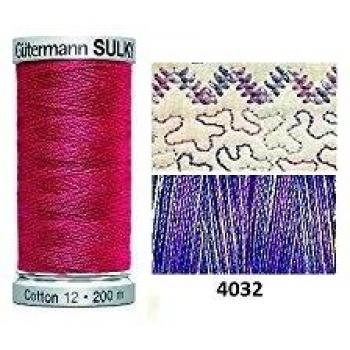 Gutermann Sulky Cotton Embroidery Thread No 12