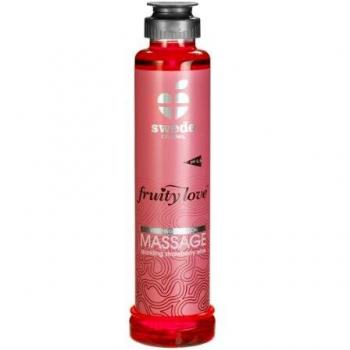 Erdbeer‑Sprudel Massageöl Swede Fruity Love 200 ml