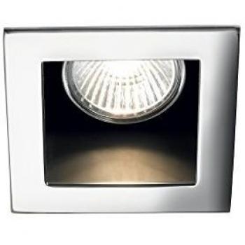 Netlighting Funky 1 Light Recessed Spotlight Chrome GU10