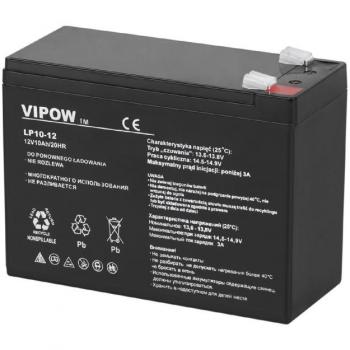 Batterie 12V gel rechargeable 10Ah VIPOW sans entretien