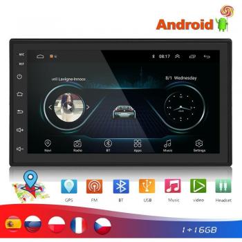 Pantalla táctil autoradio 2DIN Android con audio MP5