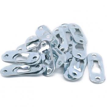 20 Piezas de Accesorios de Sujeción Convexos de Metal para Armarios