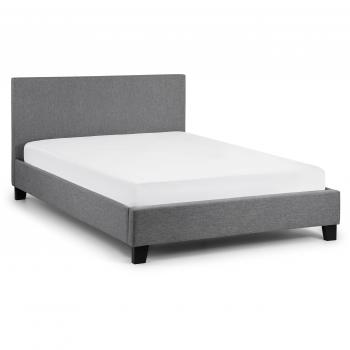 Double Grey Rialto Fabric Bed Frame from Julian Bowen