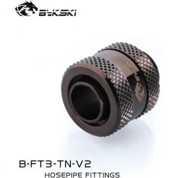 Bykski G1/4'' Hand Compression Fitting for 9.5mm ID and 12.7mm OD Tubing