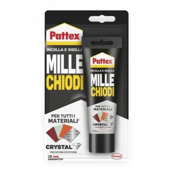 Millechiodi Adesivo di Montaggio Crystal 90g Trasparente
