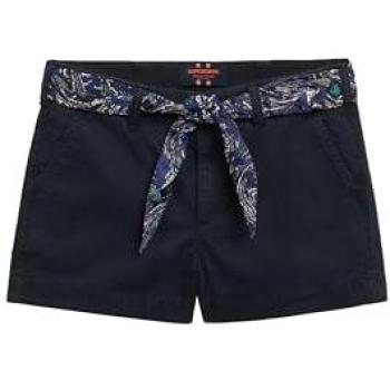 Superdry Women’s Navy Eclipse Chinos (Short) – Size 10