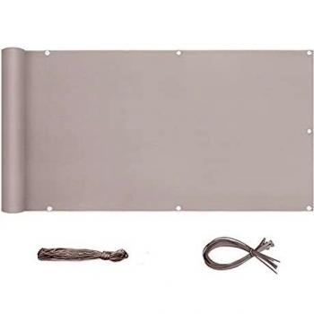 Tapis d’Ombre Balcon 90×500 cm – Teinte Taupe