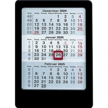 Neumann 2025 Triple-Month Table Calendar