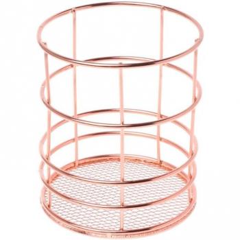 Rose Gold Pen Container