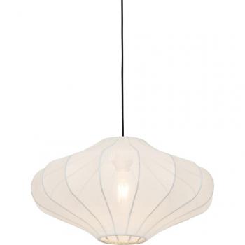 Lampada a sospensione di design in seta bianca 50 cm