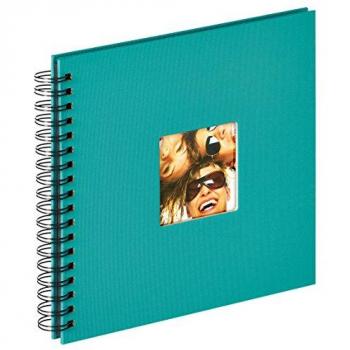 Walther Fun Spiralalbum Türkis – 20 Blatt, 26 × 25 cm