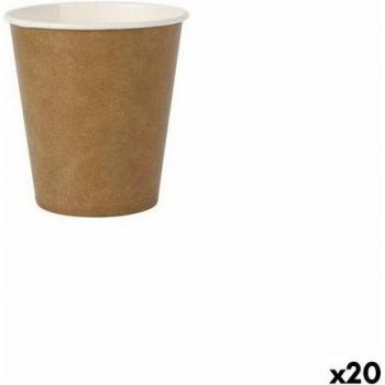 Vasos de Papel Kraft Desechables 50 Piezas 120 ml
