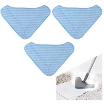 3Pcs Reusable Mopping Cloths for ThermaPro Elite Steam Mops
