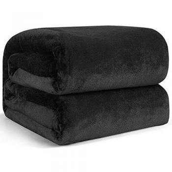 Couverture Étanche Noir Hansleep 130×165 cm