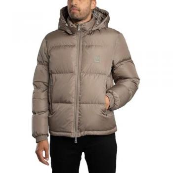 Armani Exchange Chaqueta Acogedora Marrón (S) – Tono Beige