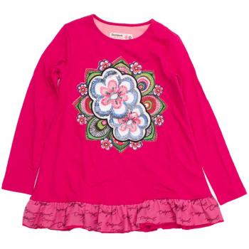 Desigual camiseta de manga larga chica TS Chilayo 18WGTKA6 9/10 Fucsia