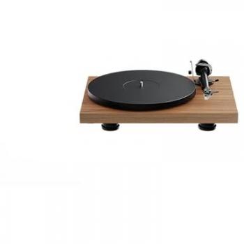 Pro-Ject Debut Evo 2, Audiophiler Plattenspieler der nächsten Generation mit Carbon Tonarm und elektronischer Geschwindigkeitsumschaltung, Made in Europe (Walnuss Echtholz)