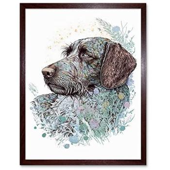 Modern German Wirehead Canvas