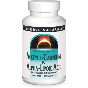 Acétyl L-Carnitine et Acide Alpha-Lipoïque 650mg