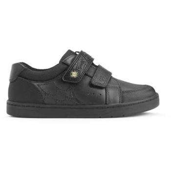 Black Leather Boys’ Start‑Rite Spider Web School Shoes – Size 12G