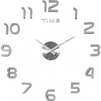Reloj de Pared Grande con Espejo y Vinilo