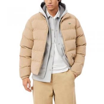 Giacca Acolchada in Velluto Lacoste per Uomo Marrone M