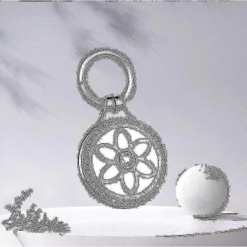 Llavero de Metal con Funda Glitter para Airtag