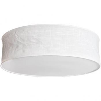 By Rydéns Deckenleuchte Vita, Ø 60 cm, Stoff, weiß
