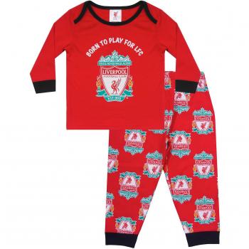 Pyjama long enfant Liverpool FC 9-12 mois avec crête rouge