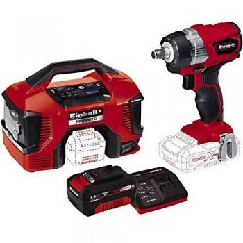 Einhell Akku‑Schlagschrauber 18V X‑Change 4326330 (2,5 Ah Li‑Ion) + Kompressor
