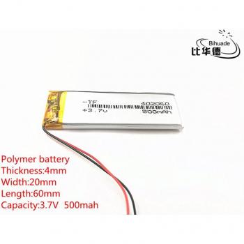 10pcs 3.7V 500mAh Li-Ion Rechargeable Battery for MP3 MP4 MP5 GPS