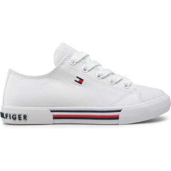 Zapatillas de deporte mujer Tommy Hilfiger White Casco Lona