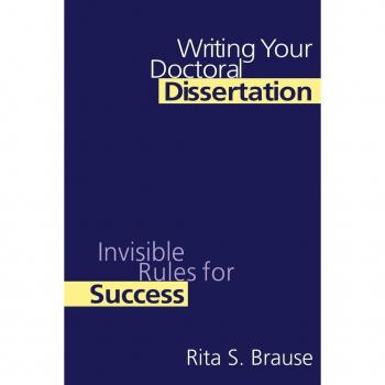 Falmer Press Writing Your Doctoral Dissertation