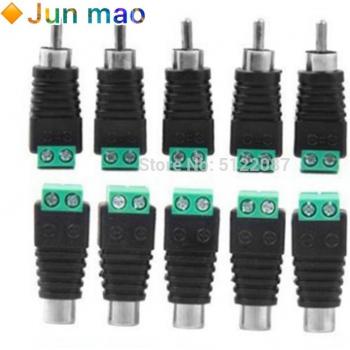 10pcs RCA Video Balun Connector (Female/Male)